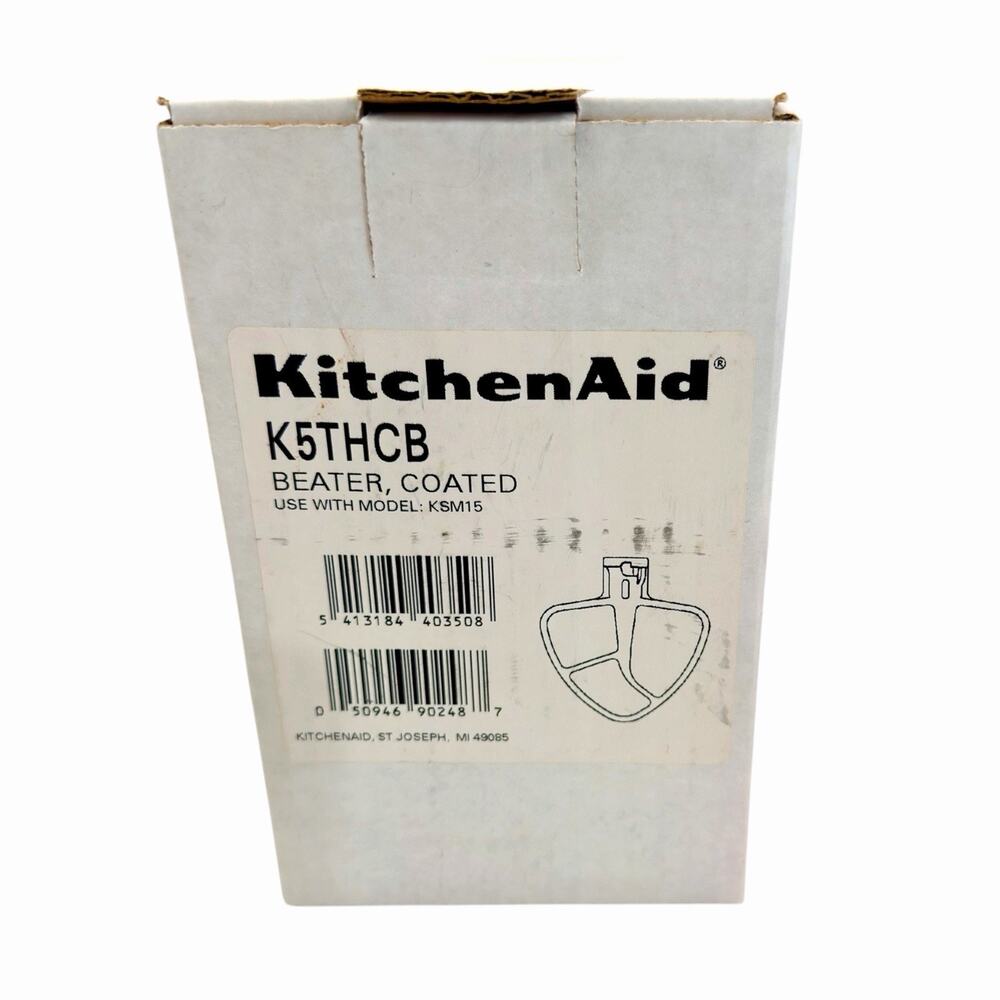 KitchenAid K5THCB Coated Flat Beater - Fits 4.5 & 5-Qt Tilt-Head Mixers OEM NEW